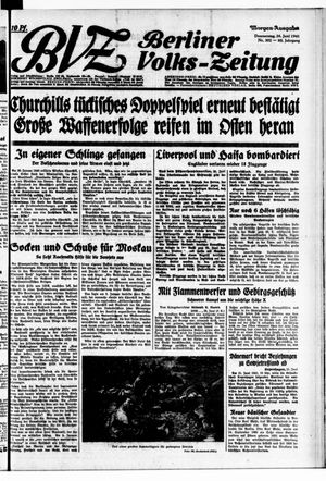 Berliner Volks-Zeitung vom 26.06.1941