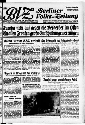 Berliner Volks-Zeitung vom 28.06.1941