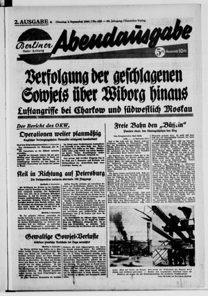 Berliner Volks-Zeitung vom 02.09.1941