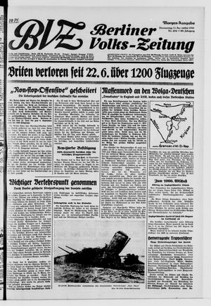 Berliner Volks-Zeitung vom 11.09.1941