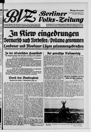 Berliner Volks-Zeitung vom 20.09.1941