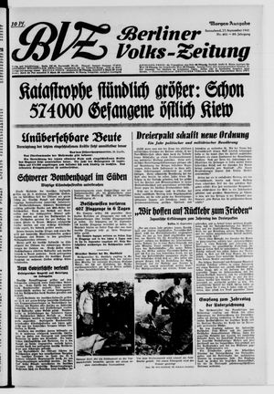 Berliner Volks-Zeitung vom 27.09.1941
