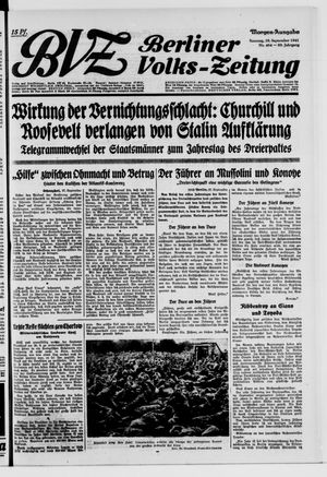 Berliner Volks-Zeitung vom 28.09.1941