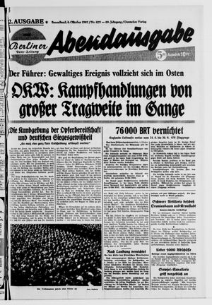 Berliner Volks-Zeitung vom 04.10.1941
