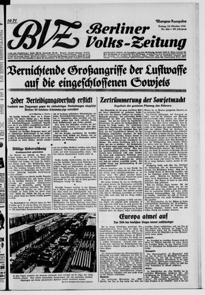 Berliner Volks-Zeitung vom 10.10.1941