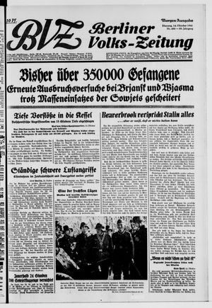 Berliner Volks-Zeitung vom 14.10.1941