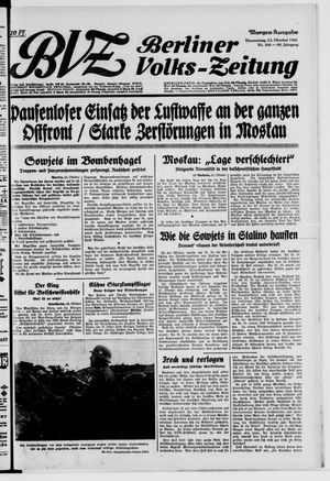 Berliner Volks-Zeitung vom 23.10.1941