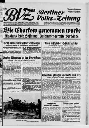 Berliner Volks-Zeitung vom 26.10.1941