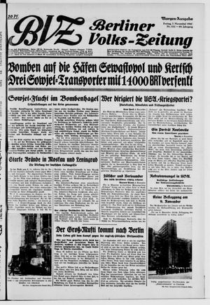 Berliner Volks-Zeitung vom 07.11.1941