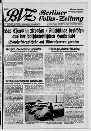 Berliner Volks-Zeitung vom 15.11.1941