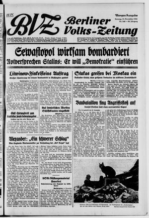 Berliner Volks-Zeitung vom 16.11.1941