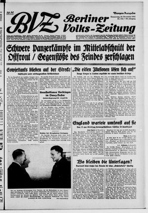 Berliner Volks-Zeitung vom 20.11.1941