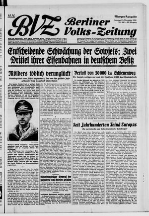Berliner Volks-Zeitung vom 23.11.1941