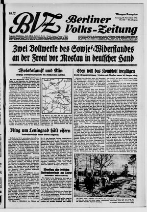 Berliner Volks-Zeitung vom 30.11.1941