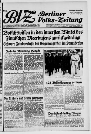 Berliner Volks-Zeitung vom 05.12.1941