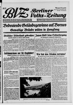 Berliner Volks-Zeitung vom 18.12.1941