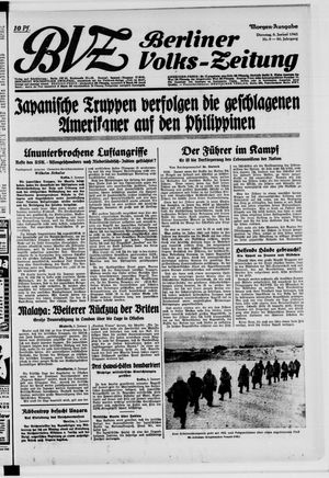 Berliner Volkszeitung on Jan 6, 1942