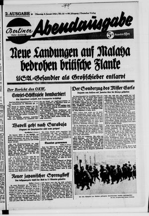 Berliner Volkszeitung on Jan 6, 1942