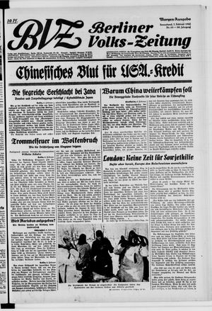 Berliner Volkszeitung vom 07.02.1942