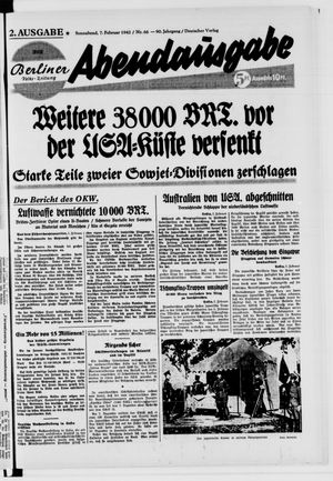 Berliner Volkszeitung vom 07.02.1942