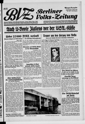 Berliner Volkszeitung vom 05.03.1942