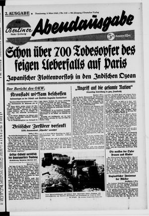 Berliner Volkszeitung vom 05.03.1942