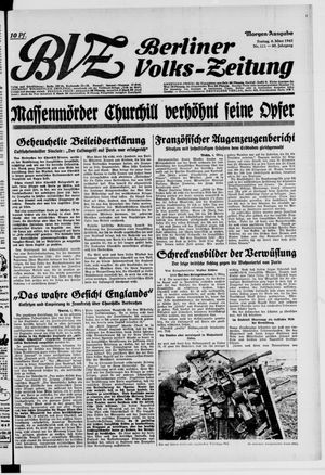 Berliner Volkszeitung vom 06.03.1942