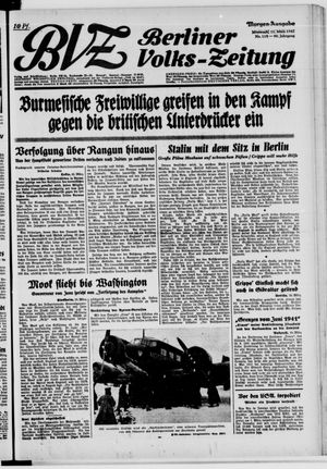 Berliner Volkszeitung on Mar 11, 1942