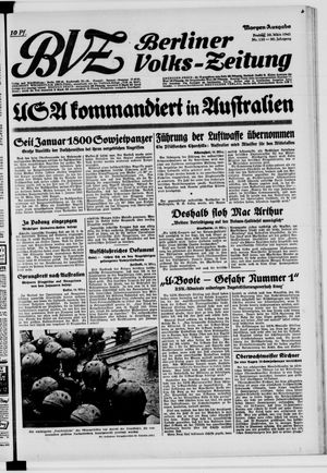 Berliner Volkszeitung vom 20.03.1942