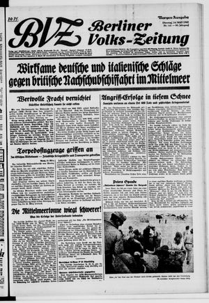 Berliner Volkszeitung vom 24.03.1942