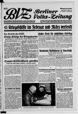 Berliner Volkszeitung vom 04.04.1942