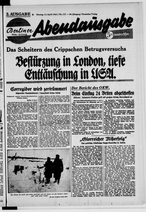 Berliner Volkszeitung vom 13.04.1942