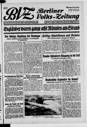 Berliner Volkszeitung vom 24.04.1942