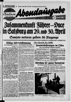 Berliner Volkszeitung vom 01.05.1942