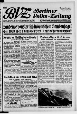 Berliner Volkszeitung on May 13, 1942