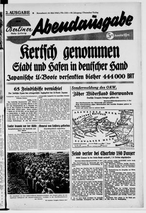 Berliner Volkszeitung on May 16, 1942