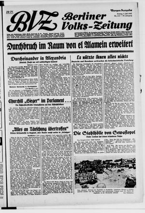 Berliner Volkszeitung vom 03.07.1942