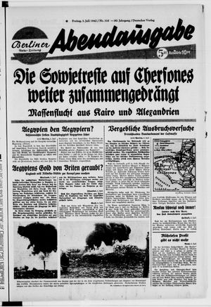 Berliner Volkszeitung vom 03.07.1942