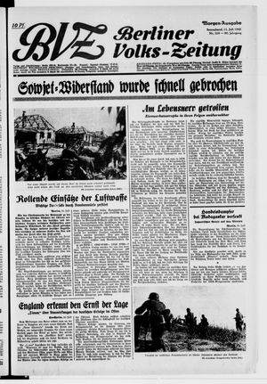 Berliner Volkszeitung vom 11.07.1942