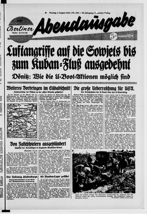 Berliner Volkszeitung on Aug 3, 1942