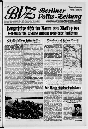 Berliner Volkszeitung vom 09.08.1942