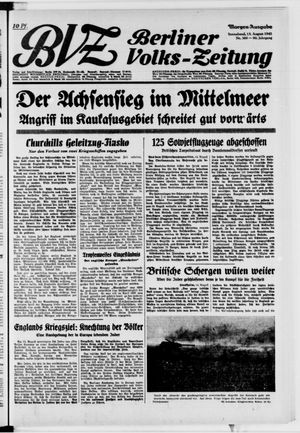 Berliner Volkszeitung vom 15.08.1942