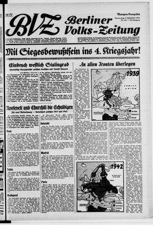 Berliner Volkszeitung vom 03.09.1942