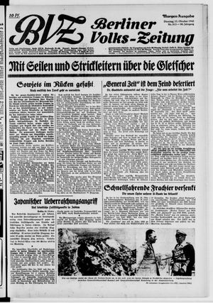 Berliner Volkszeitung vom 27.10.1942