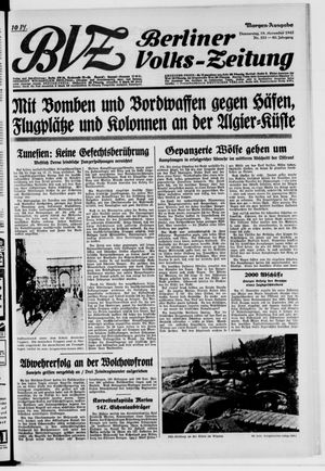 Berliner Volkszeitung on Nov 19, 1942
