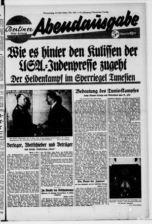 Berliner Volkszeitung vom 13.05.1943