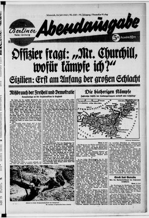 Berliner Volkszeitung vom 14.07.1943