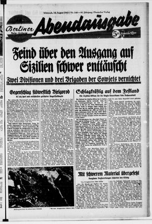 Berliner Volkszeitung vom 18.08.1943