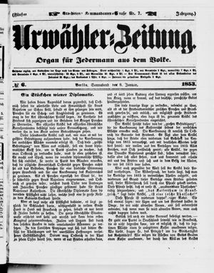 Volks-Zeitung vom 08.01.1853