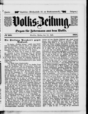 Volks-Zeitung on Jul 14, 1854